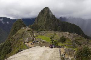 ruinas de machu picchu en perú foto