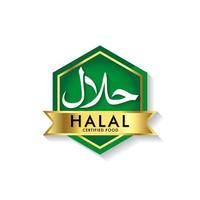 Halal Certified Label vector