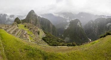 ruinas de machu picchu en perú foto