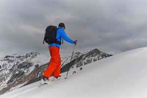 Randonnee ski trails alone photo