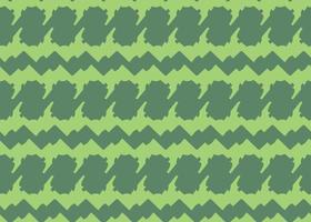 Hand drawn, green colors abstract lines seamless pattern vector