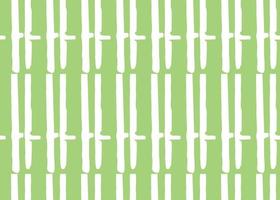 Hand drawn, green, white color lines seamless pattern vector