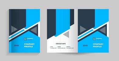template layout design with cover  page vector