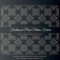 Traditional Plaid Pattern Texture. Seamless Fabric Texture Print. Can Be Mounted on a Weaving Holster. vector