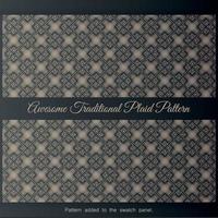 Awesome Traditional Plaid Pattern. Background with seamless pattern in islamic style, vector