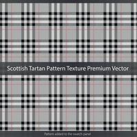 Scottish Tartan Pattern Texture Premium Vector