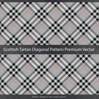 Scottish Tartan Pattern Texture Premium Vector