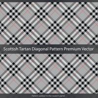 Scottish Tartan Pattern Texture Premium Vector