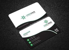 Creative Business Card Design Template With Vector Format