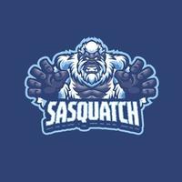 Sasquatch mascot character vector