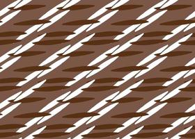 Hand drawn, brown, white color lines seamless pattern vector