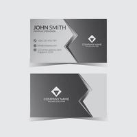 black gradient business card. vector