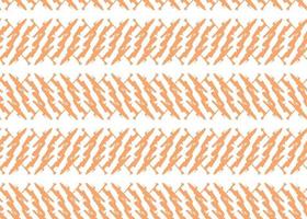 Hand drawn, white, orange color seamless pattern vector