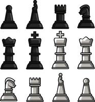 set of chess perfect for design project vector