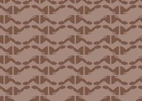 Hand drawn, brown colors seamless pattern vector