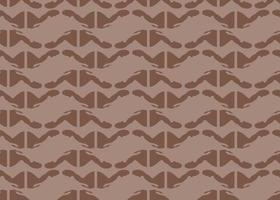 Hand drawn, brown colors seamless pattern vector