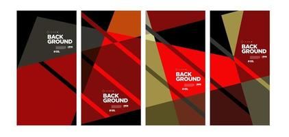 Vector colorful abstract geometric background for banner