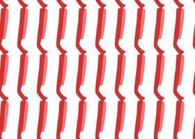 Hand drawn, red, white color shapes seamless pattern vector