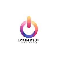 logo power colorful gradient vector