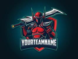 Online Gaming Team Villain Character vector