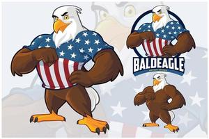 Eagle Mascot Design Set