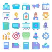 paquete de iconos de espacio de trabajo vector