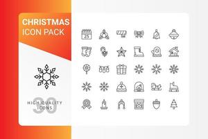 Christmas icon pack for your web site design, logo, app, UI
