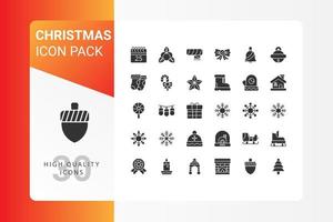 Christmas icon pack for your web site design, logo, app, UI vector