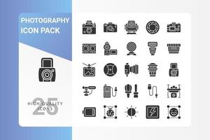 Photography icon pack for your web site design, logo, app, UI vector