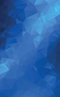 Fondo panorámico abstracto con triángulos azules - vector