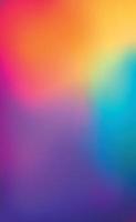 Blurred large panoramic summer background multicolored gradient vector