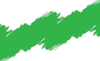 Mancha de pintura verde sobre un fondo panorámico blanco - vector
