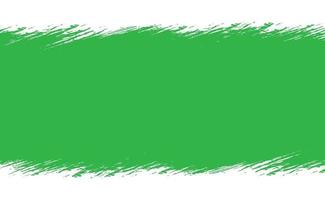 Smear of green paint on a white panoramic background - Vector