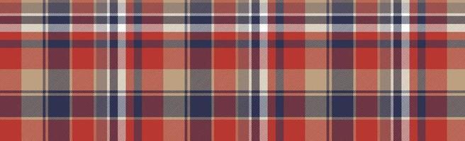 Seamless plaid tartan scotland texture with squares - Vector