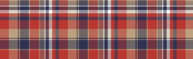 Seamless plaid tartan scotland texture with squares - Vector