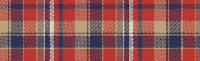 Seamless plaid tartan scotland texture with squares - Vector