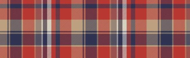 Seamless plaid tartan scotland texture with squares - Vector