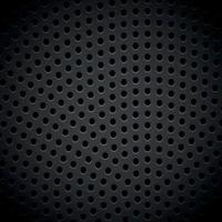 Material perforated metal dark background texture - Vector