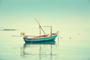 Boat on the sea photo