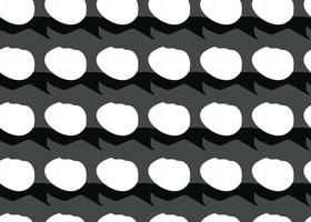 Hand drawn, black, grey, white colors shapes seamless pattern vector
