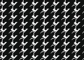 Hand drawn, black, white color shapes seamless pattern vector