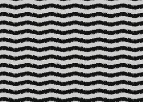Hand drawn, black, white curves lines seamless pattern vector