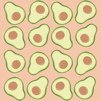 vector de fondo de aguacate