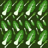 Vegetables Seamless Pattern vector