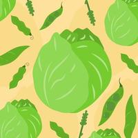 Vegetables Pattern Vector