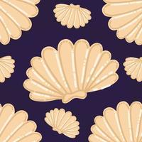 Shells Pattern Vector