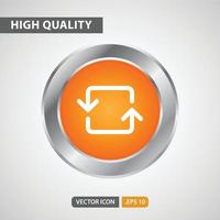 refresh icon for your web site design, logo, app, UI. Vector graphics illustration and editable stroke. EPS 10.