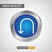 return icon for your web site design, logo, app, UI. Vector graphics illustration and editable stroke. EPS 10.