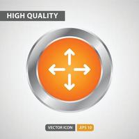 move icon for your web site design, logo, app, UI. Vector graphics illustration and editable stroke. EPS 10.