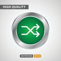 shuffle icon for your web site design, logo, app, UI. Vector graphics illustration and editable stroke. EPS 10.